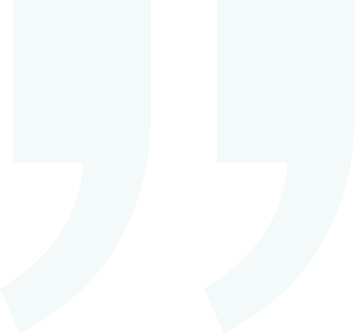 Stylish blue quotation mark design on a transparent background.