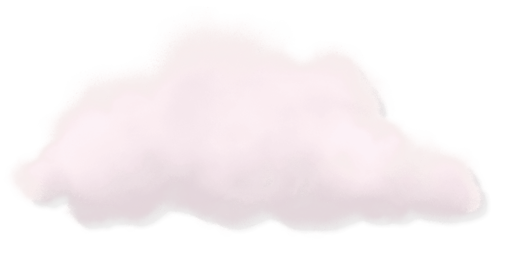 A fluffy and soft-looking white cloud in the sky.