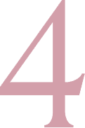 Stylish pink number four design on a dark background.